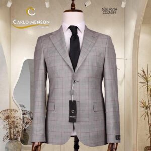 Carlo Menson Checked Blazer